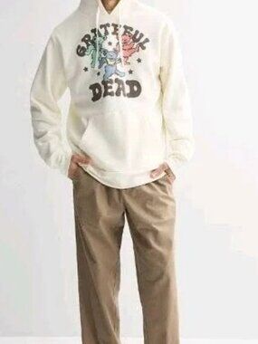 NWT Grateful Dead Hoodie Small Dancing Bears Graphic Sweatshirt Merch Unisex